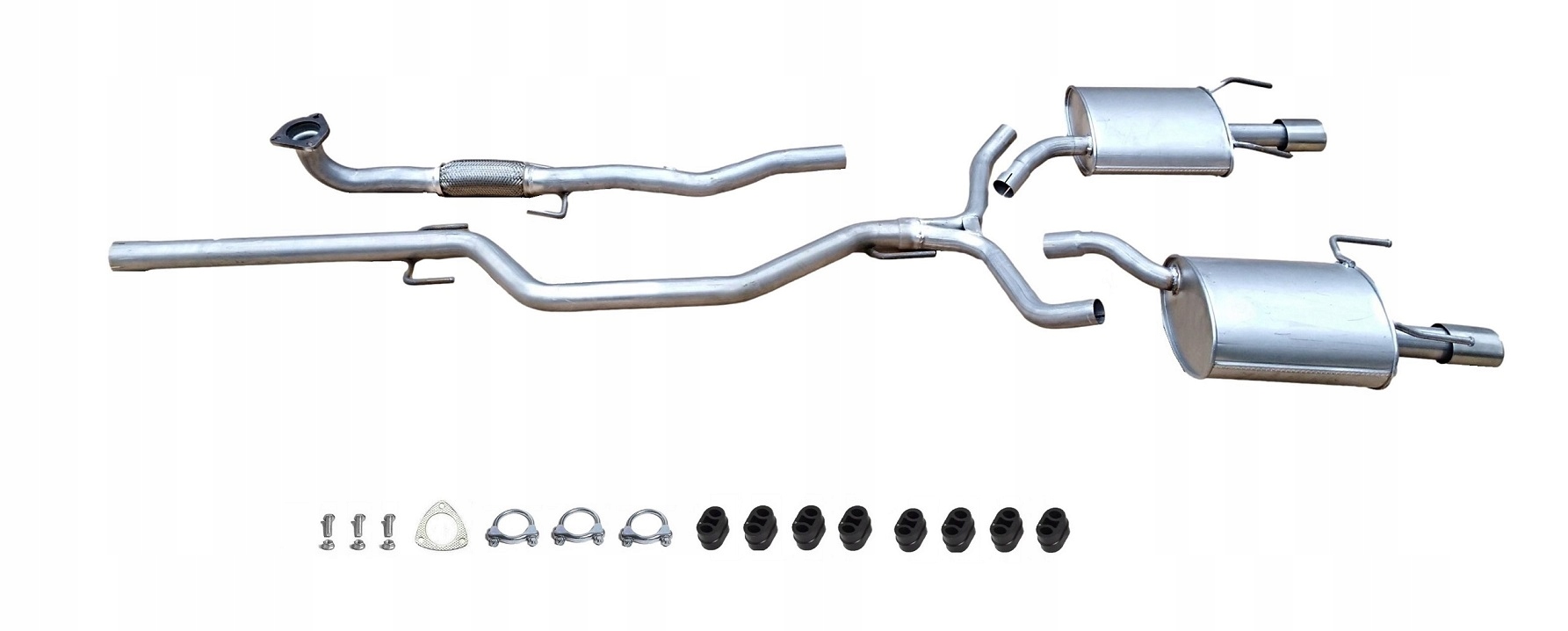 OPEL VECTRA C GTS 2.0 129KW 175KM od 2003 TŁUMIK ŚRODKOWY KOŃCOWY RURA