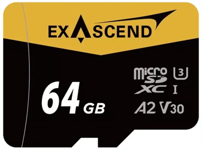 Paměťová karta Exascend Catalyst microSD 64GB s adaptérem Sd