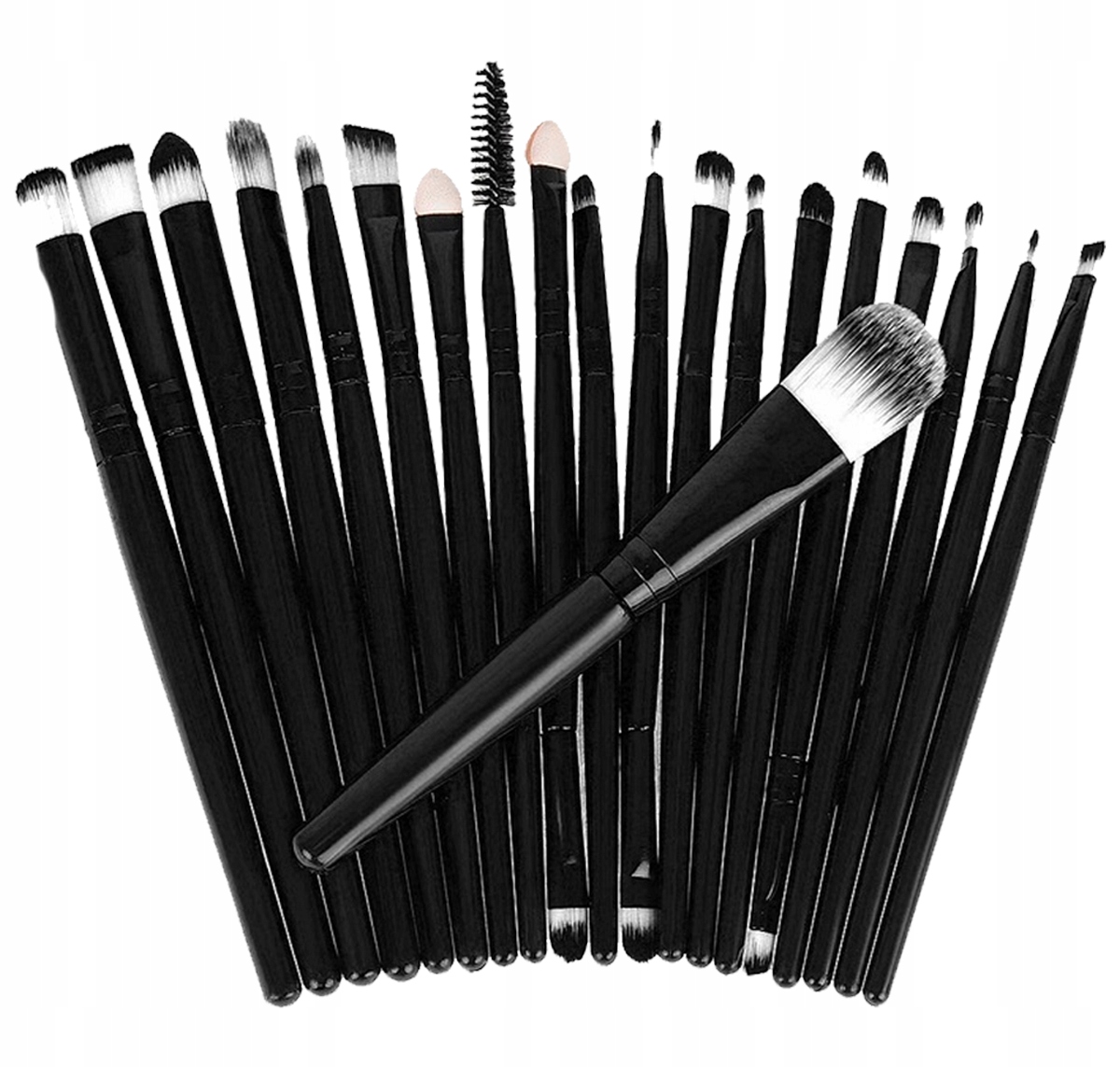 

Zestaw Profesjonalnych Pędzli do Makijażu 20 sztuk