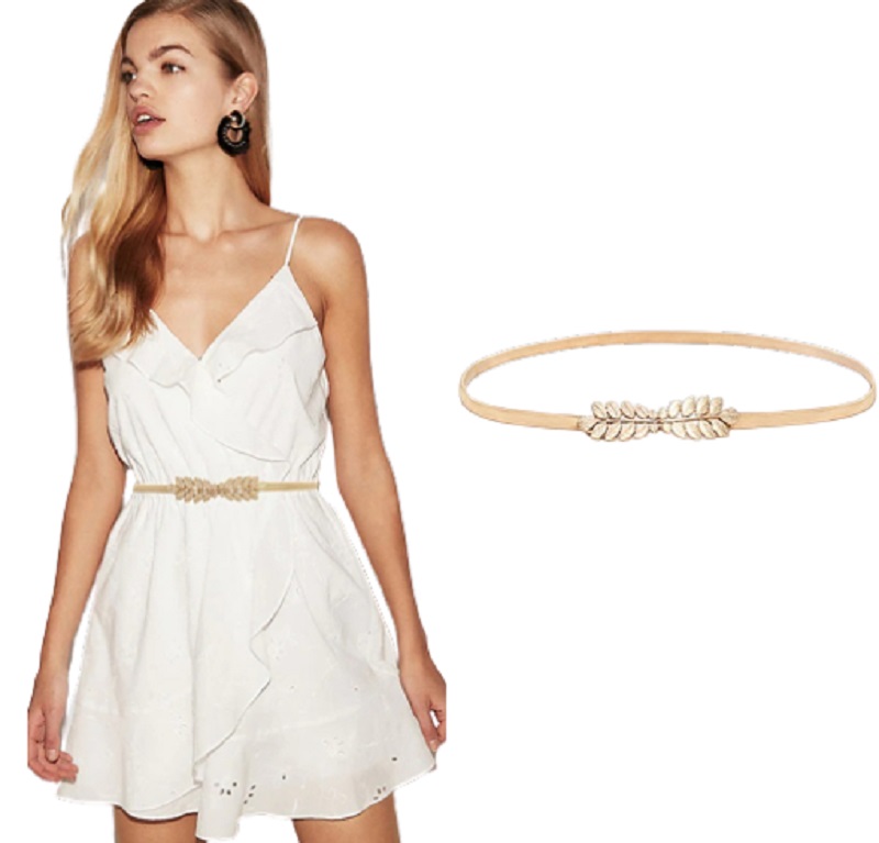 

Pasek Damski Złoty Liść Do Sukienki Sprężyna