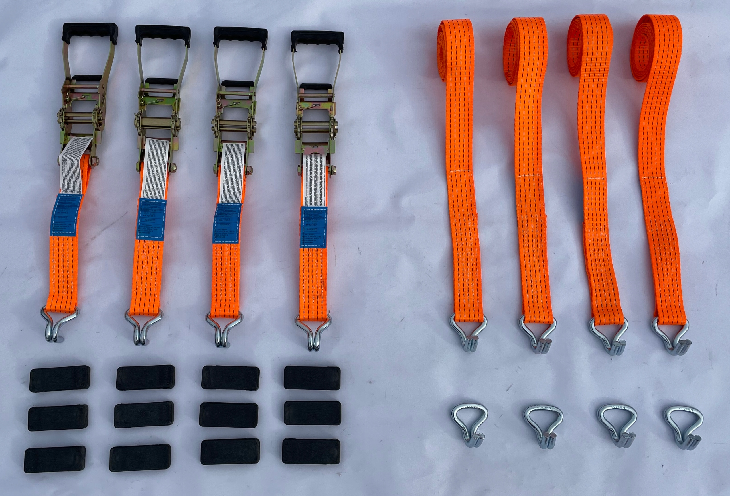 Ремни для транспортировки 5T прорезиненные ручки 3pkt куб