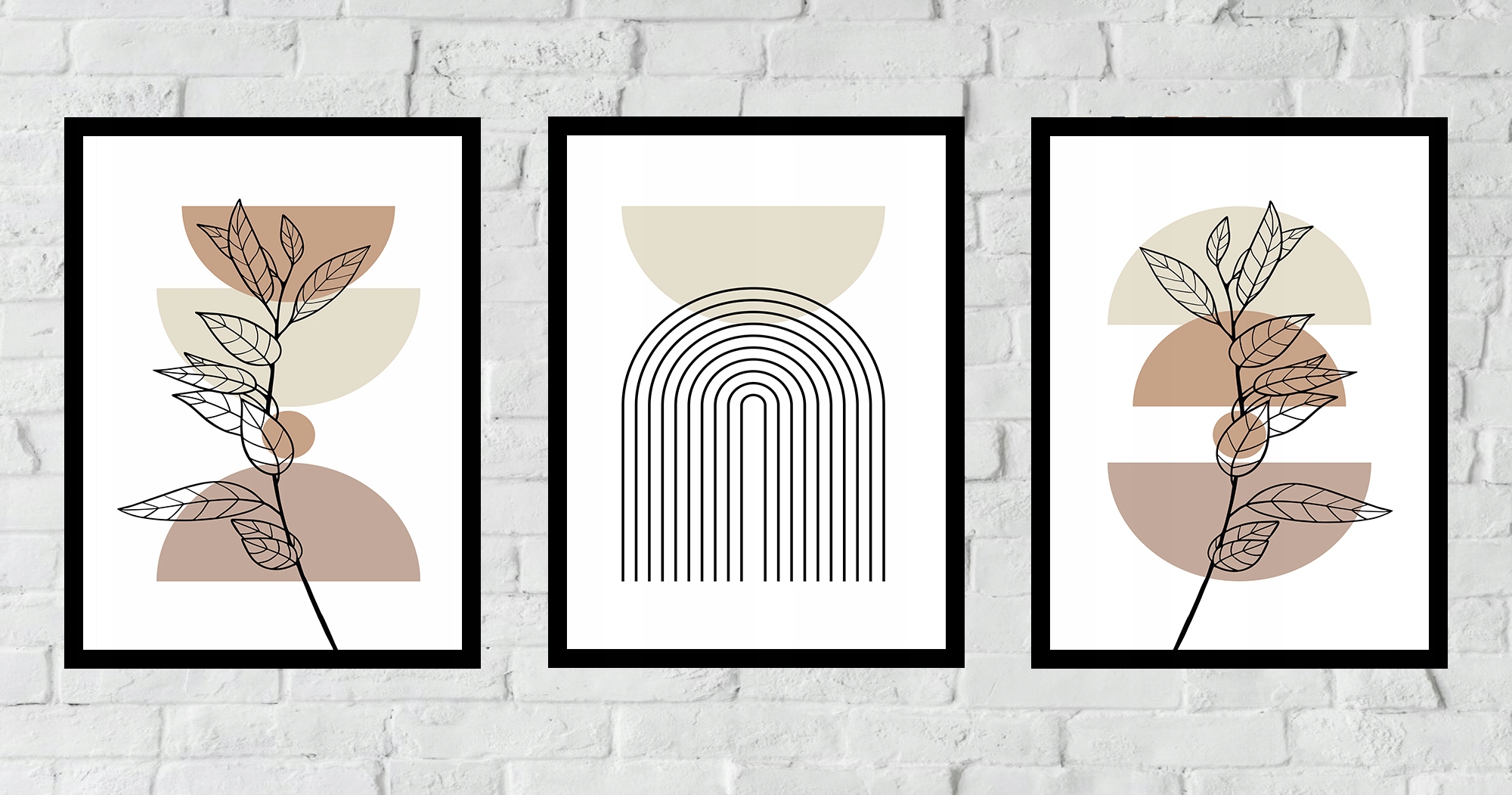 50x40 OBRAZY W RAMIE PLAKATY RAMKA BOHO ABSTRAKCJA Marka inna