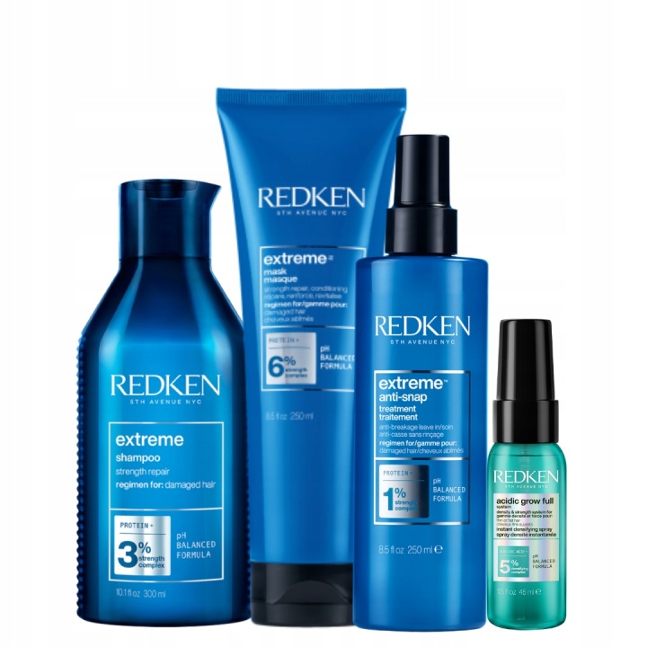 Redken Extreme posilující šampon 300 ml maska kúra 250 ml Dárek