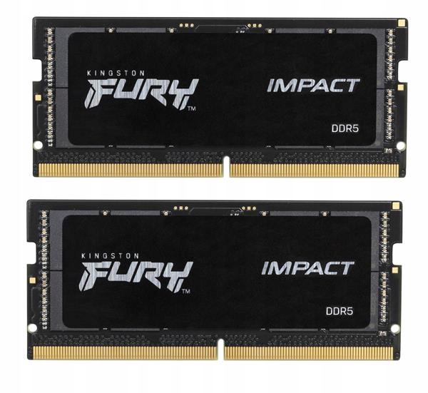 Ddr 5 32 Gb 6400MHz . Sodimm CL38 ..... Kingston Fury Impact Xmp …