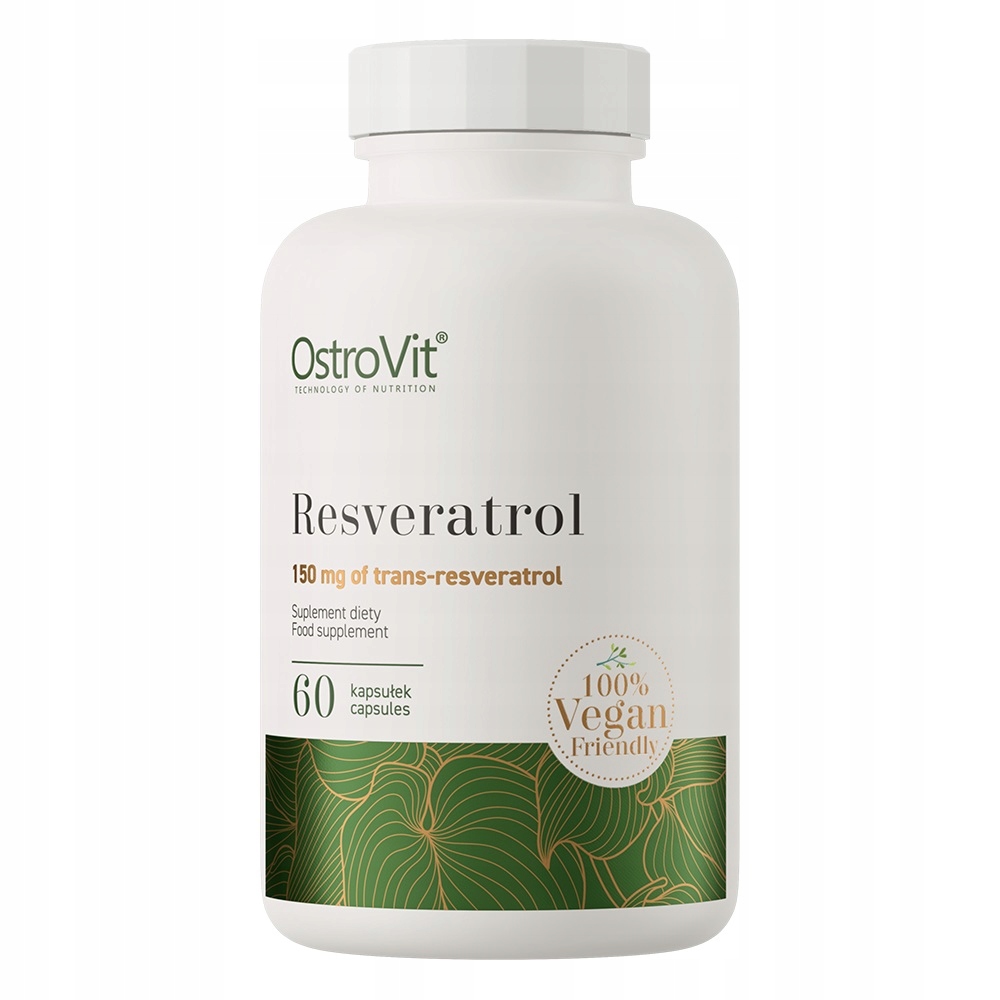 OstroVit Resveratrol VEGE 60 CAPS ресвератрол 300 мг японский спорыш