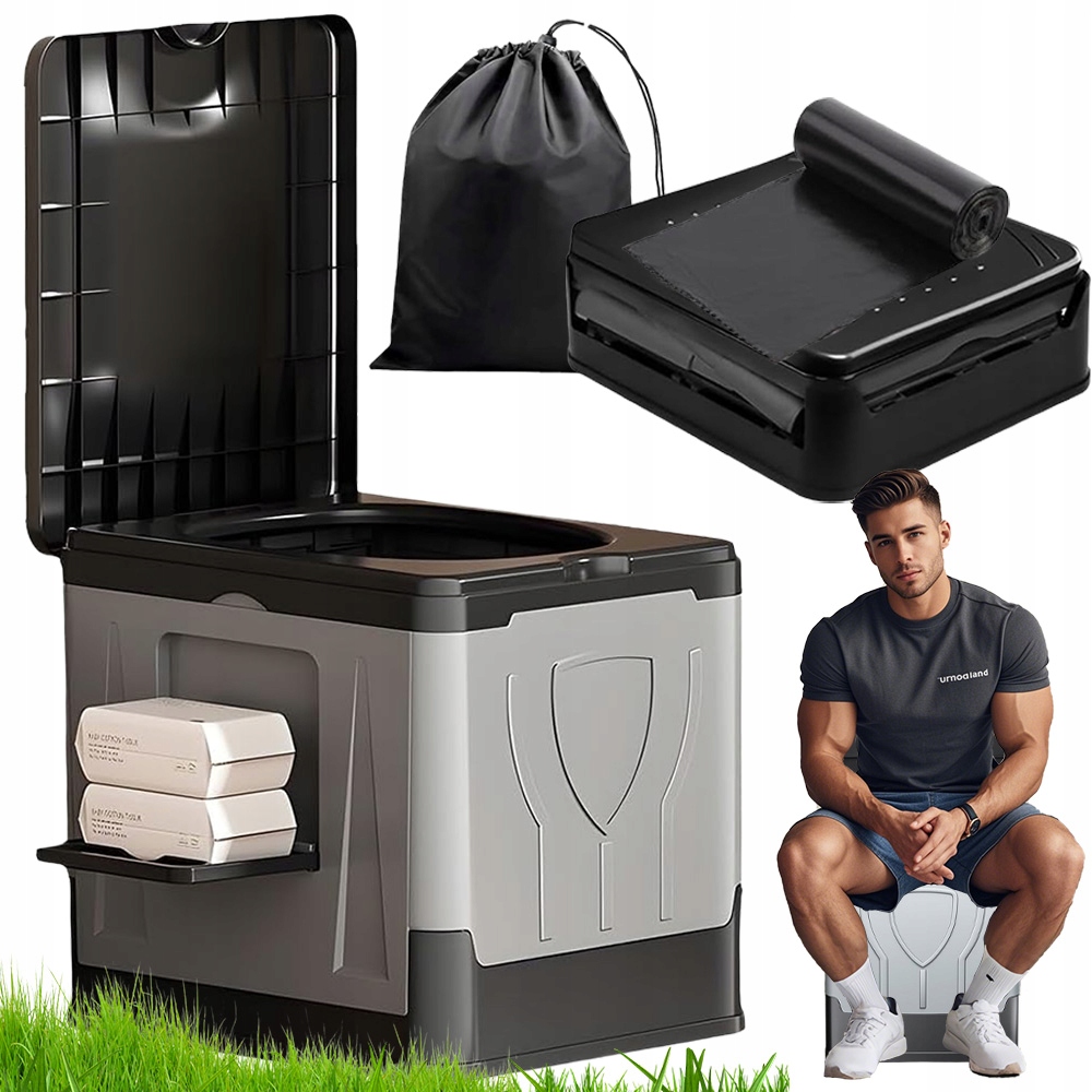 Turistická Toaleta Přenosná Bivakovací Wc Velká Stolička Box S Víkem