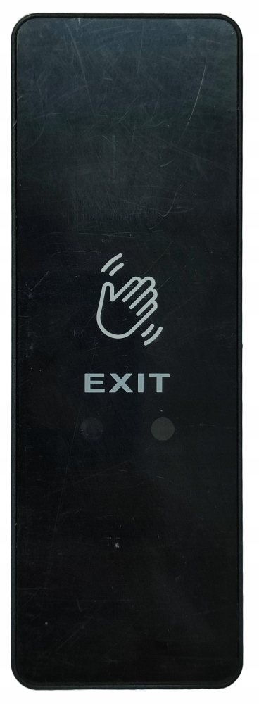 CZARNY ZEWNĘTRZNY NATYNKOWY PRZYCISK WYJŚCIA IP68 LED OTWARCIA DRZWI FURTKA Kod producenta PW-1SW-B