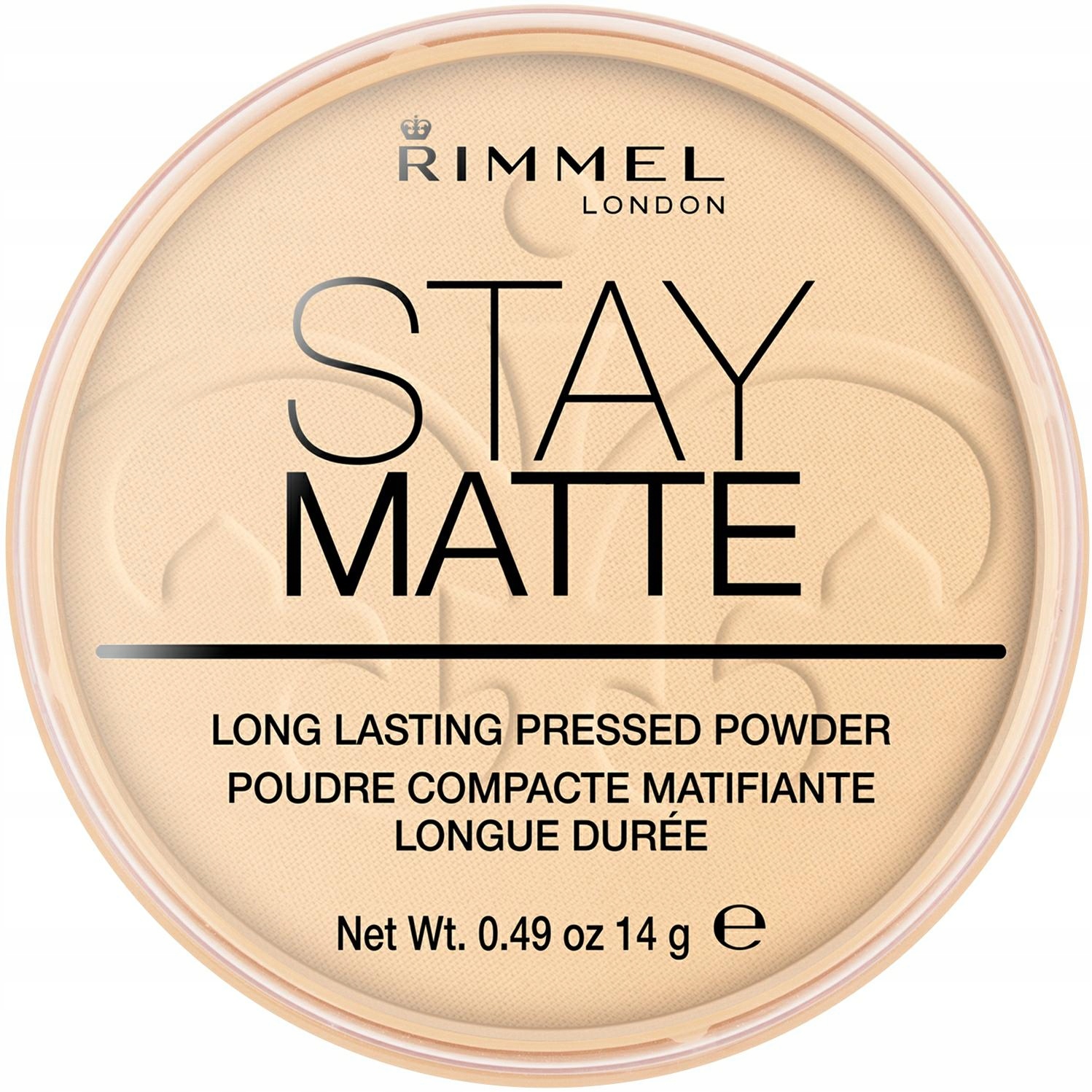Rimmel puder prasowany Stay Matte 001Transparent 1