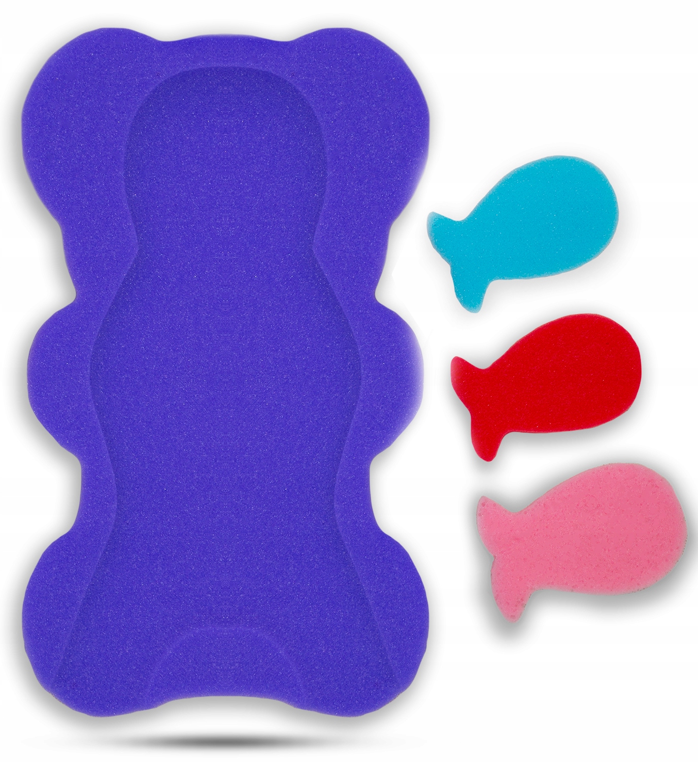 МАТРАС ДЛЯ КУПАНИЯ ГУБКА КОВРИК ДЛЯ ВАННЫ + 3 ГУБКИ