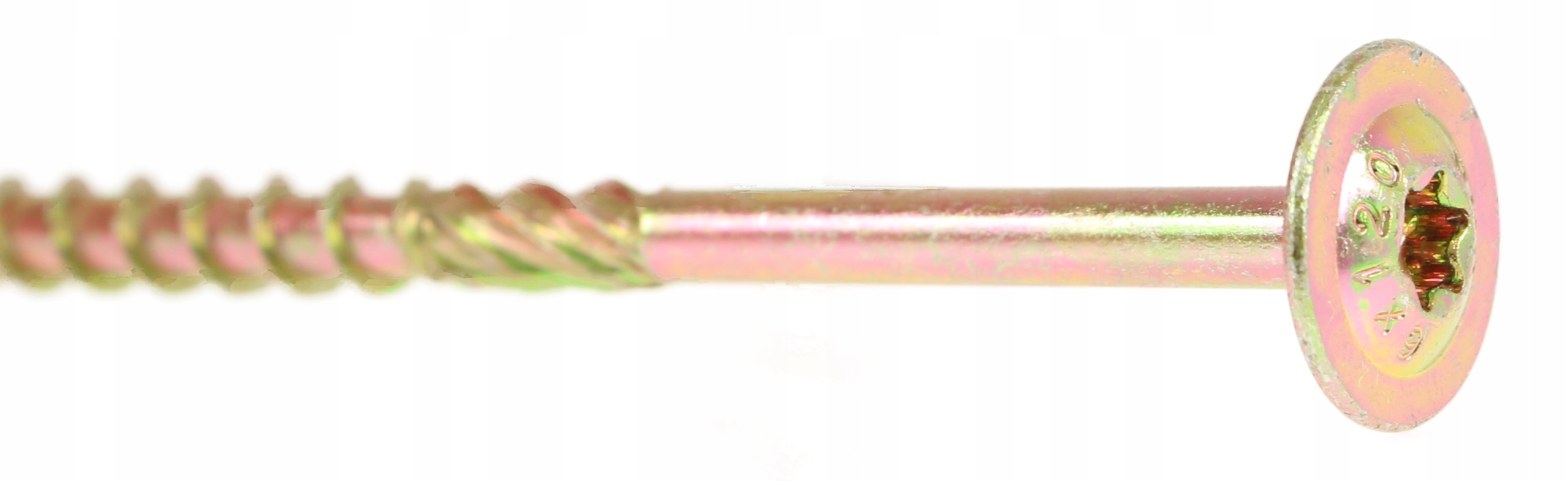 WKRĘTY CIESIELSKIE ŁEB TALERZOWY TORX 8X220 50SZT Długość wkręta 220 mm