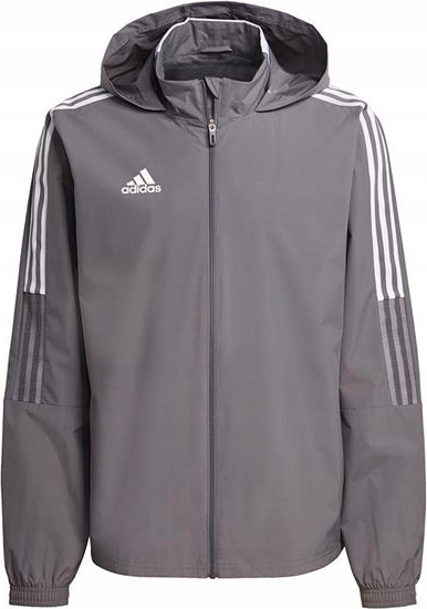 Pánská Mikina Adidas Tiro 21 Allweather Sportovní Šedá vel. M