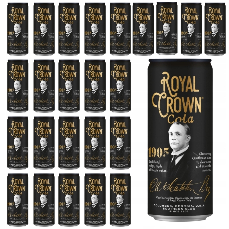Royal Crown Cola Classic 330ml Cola z Cukrem Trzcinowym na Grilla