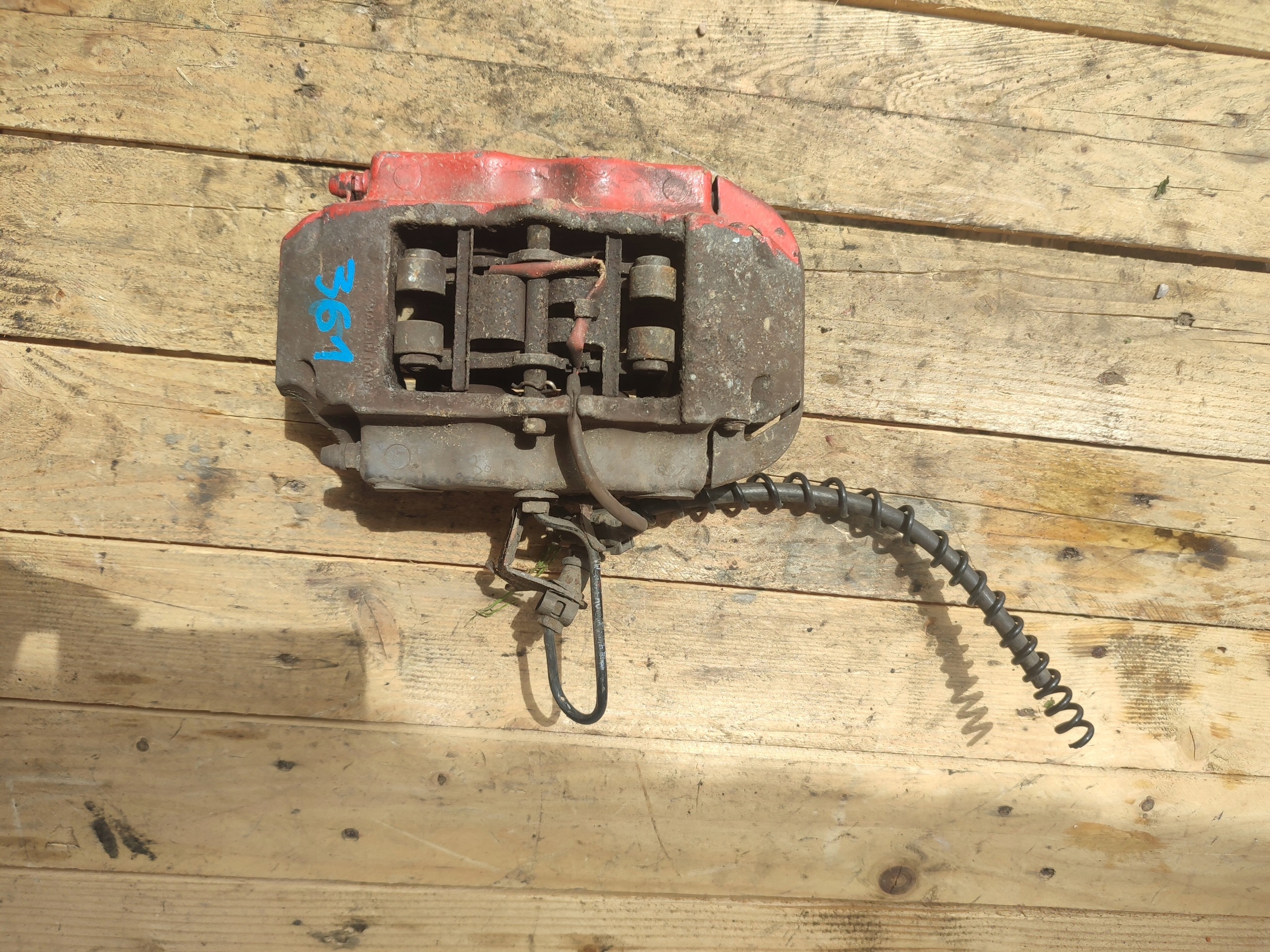 caliper brake left rear part rear audi q7 4l 3.0 tdi