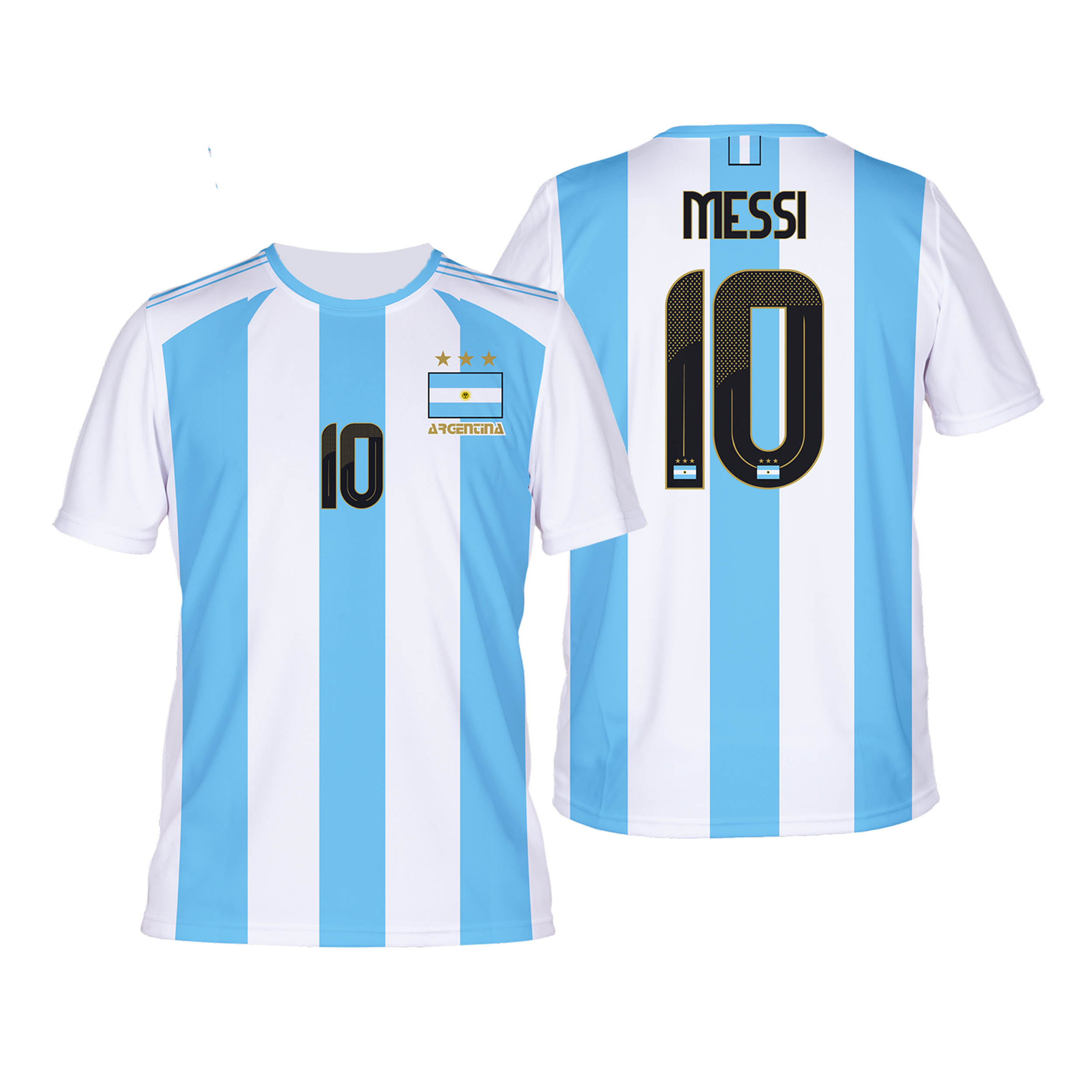 MESSI ARGENTYNA komplet koszulka spodenki rozmiar 158 Marka Inna marka