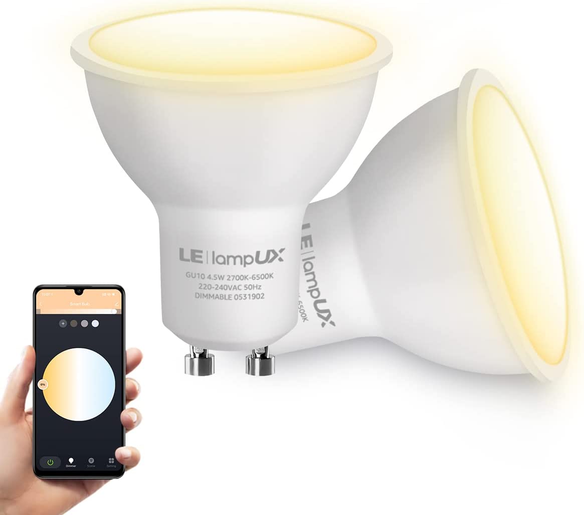 Żarówki LED GU10 Smart WiFi 4.5W 2700K-6500K Lepro