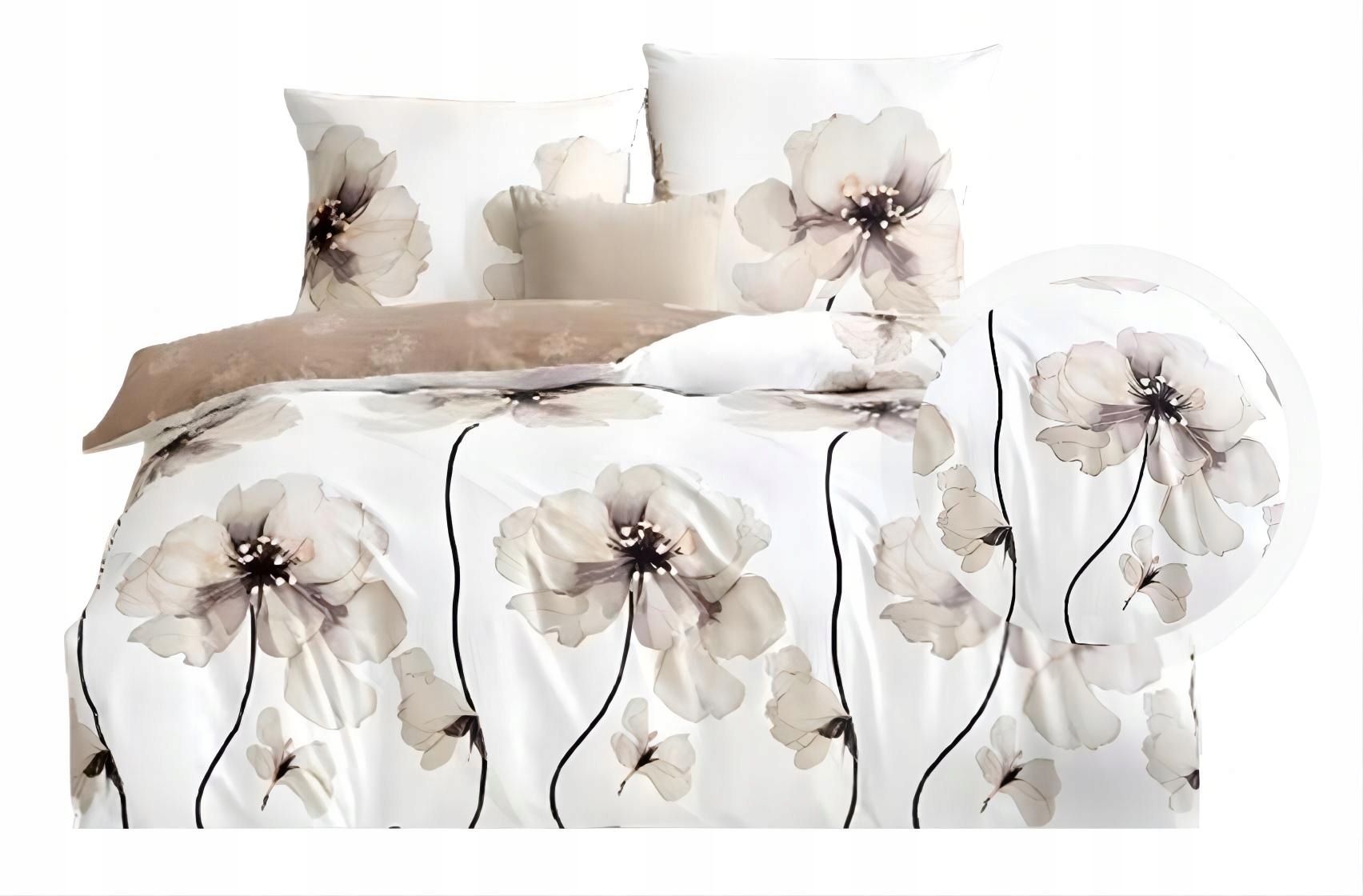 Pościel Bawełniana Elway 200x220 cm 3 Części 100% Bawełna