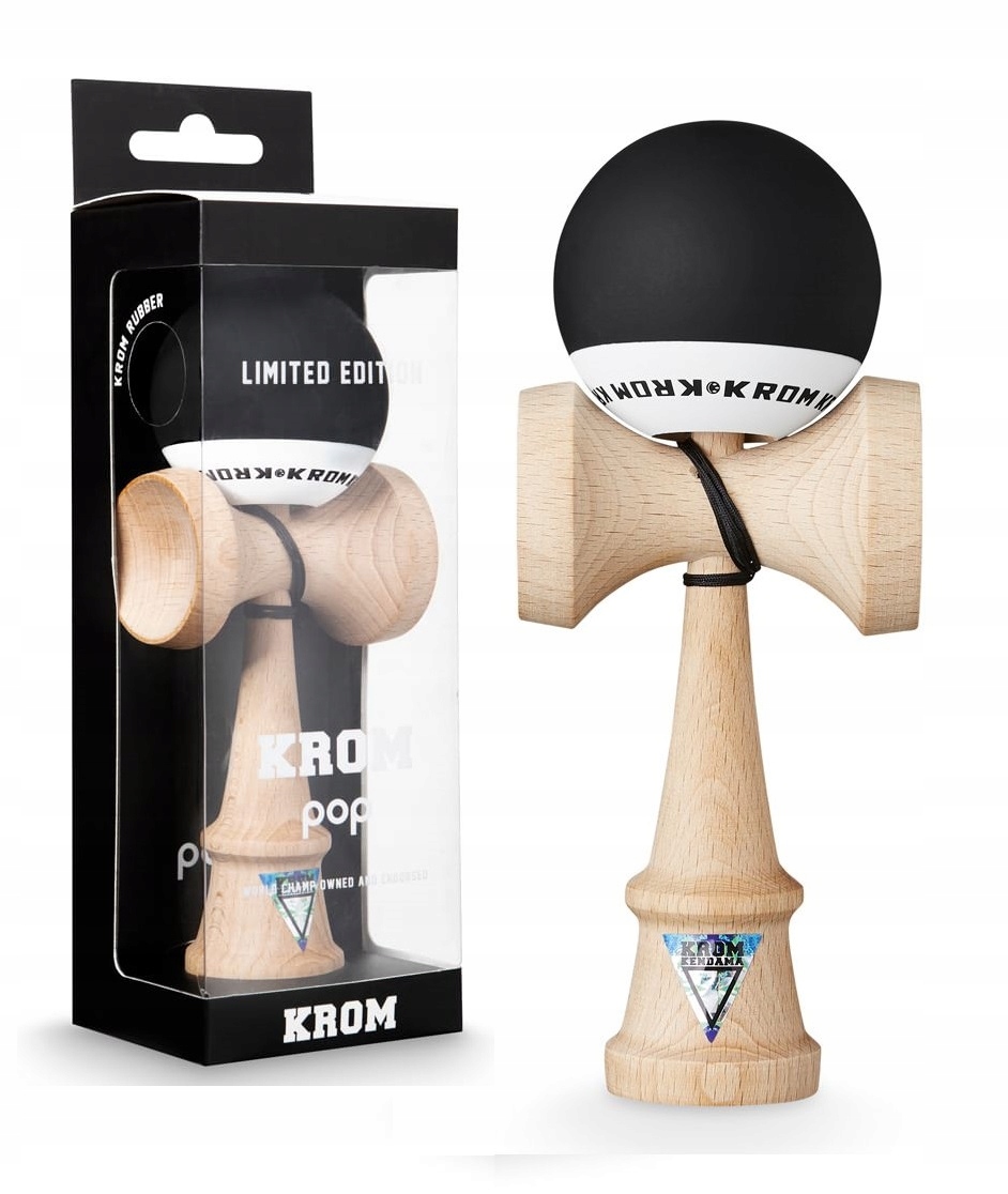 

Kendama Krom Pop Oryginal Drewniana Black