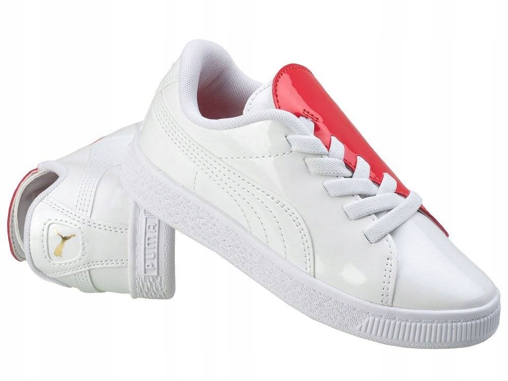 Белые Кроссовки Детские PUMA 369675-01 Лакированный