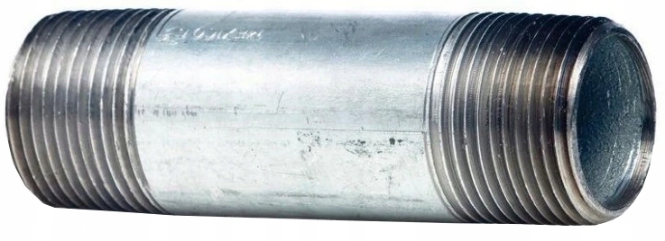 

Króciec Rura Ocynkowana Dwa Gwinty 1/2 Cala 100MM