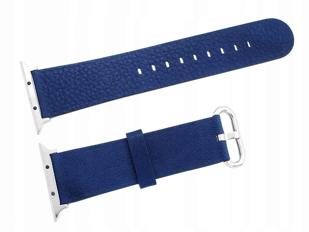 Pásik Apple Watch Morellato tmavomodrý kožený 42 mm