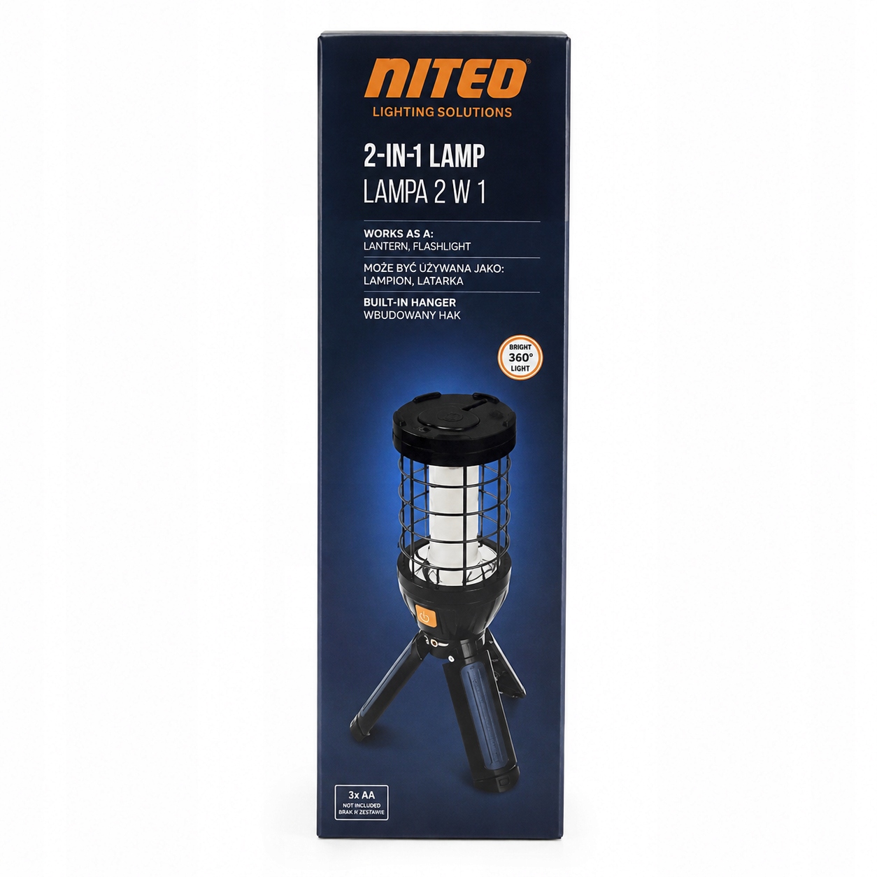 Niteo Akumulatorowa lampa warsztatowa 2 w 1 800 lm 583
