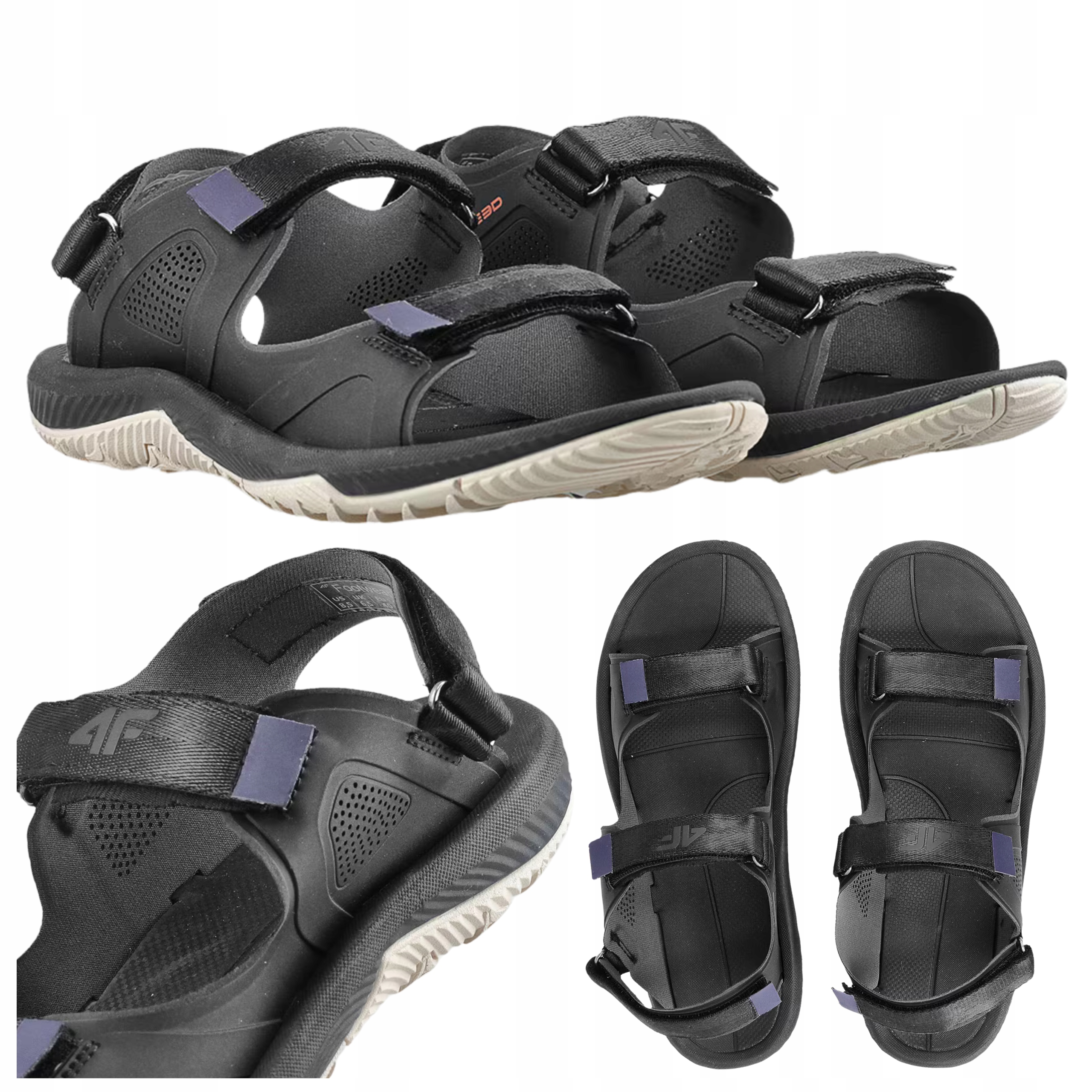 Dámské Lehké Pohodlné Sandály Na Léto 4F 4FSS23FSANF016 22S vel. 37