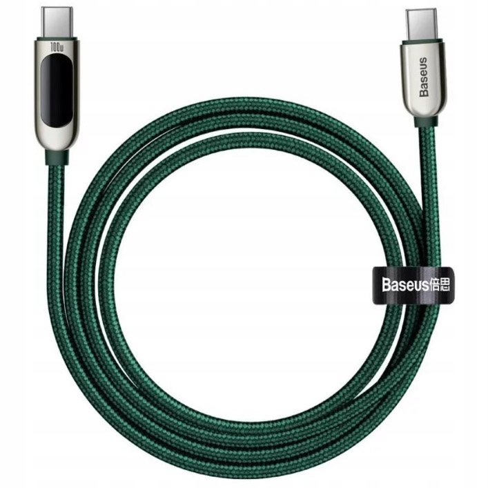 Kabel USB-C / USB-C, Baseus Display, 5A, 100W, 2m Kod producenta CATSK-C06