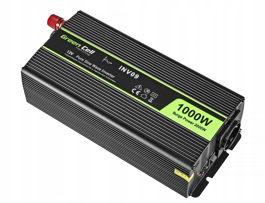 Menič GreenCell 12Vna230V 1000W/2000W Plný