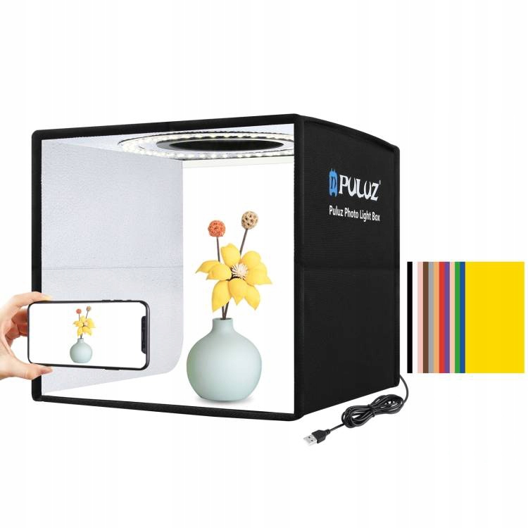 

Puluz Namiot Bezcieniowy 25cm Usb 10W Led 5500K