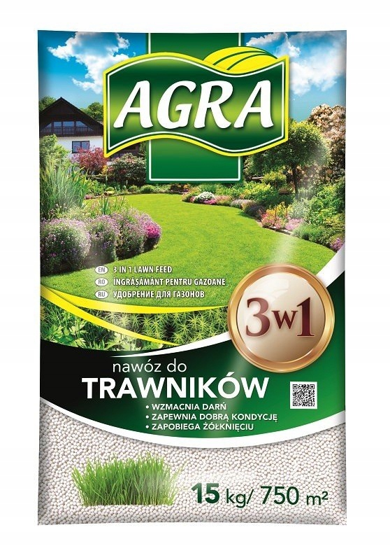 Agra granulat do trawników 15 kg