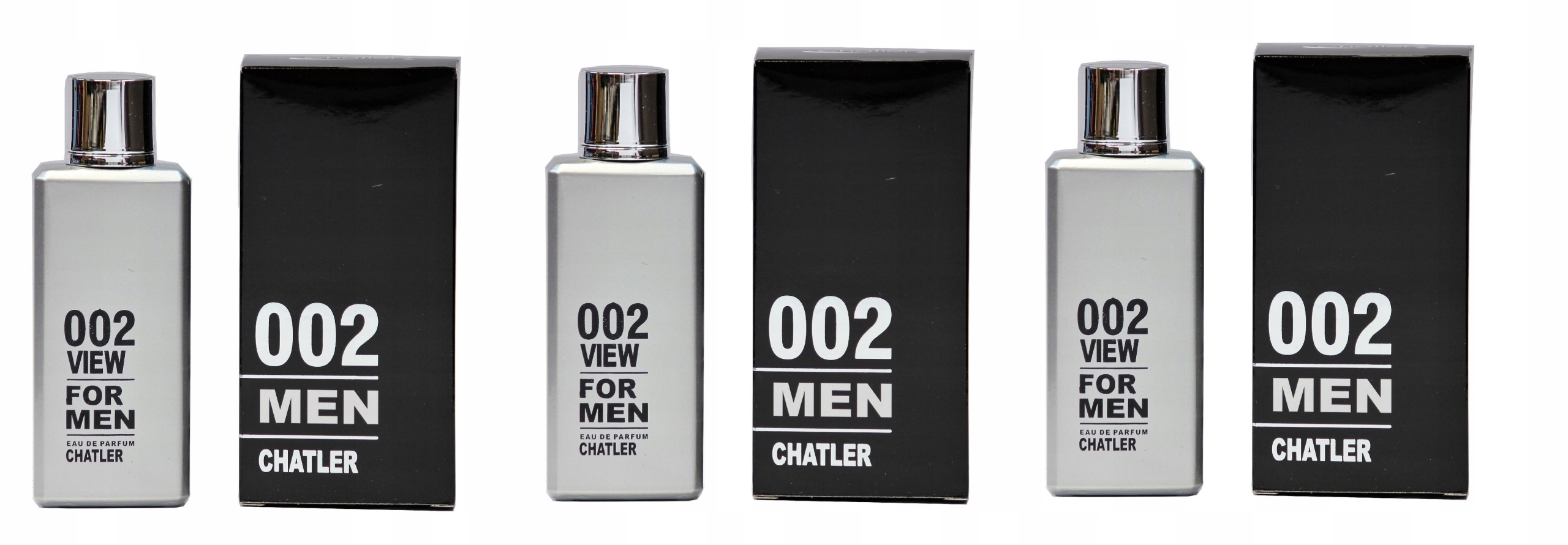 Chatler 002 Men 3x100 ml parfémovaná voda Set