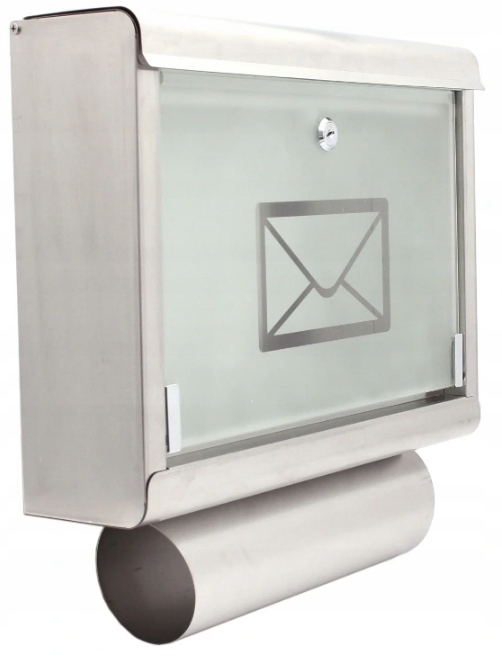 Poštovní Schránka Nerezová S Tubou Na Noviny, Velká