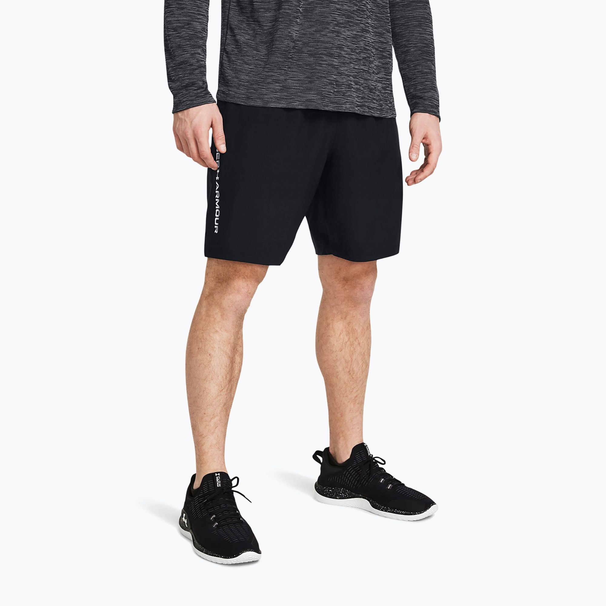 Spodenki Męskie Treningowe Under Armour Lekkie Tech Woven Wordmark XXL