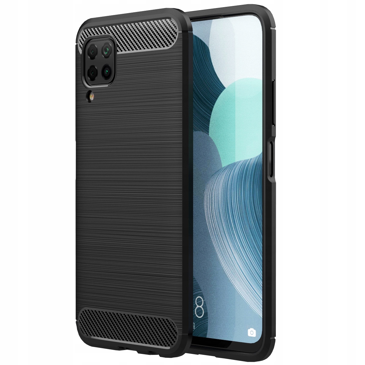 

Etui do Huawei P40 Lite, Tpu Carbon pokrowiec case