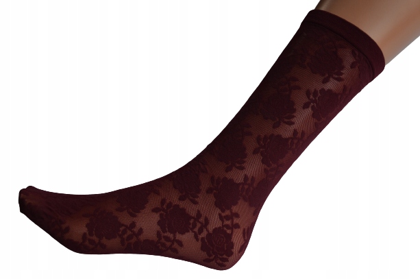 

Calzedonia skarpetki długie koronka vinaccia Uni