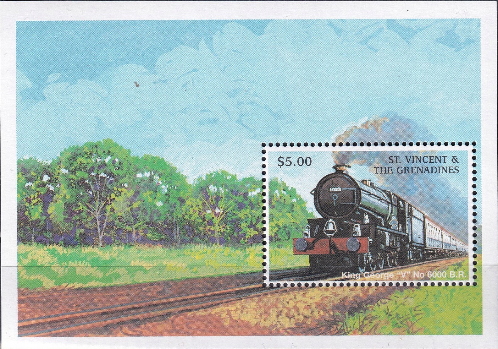 St Vincent 1998 ** cena 6,50 zł kat.4€ - kolej