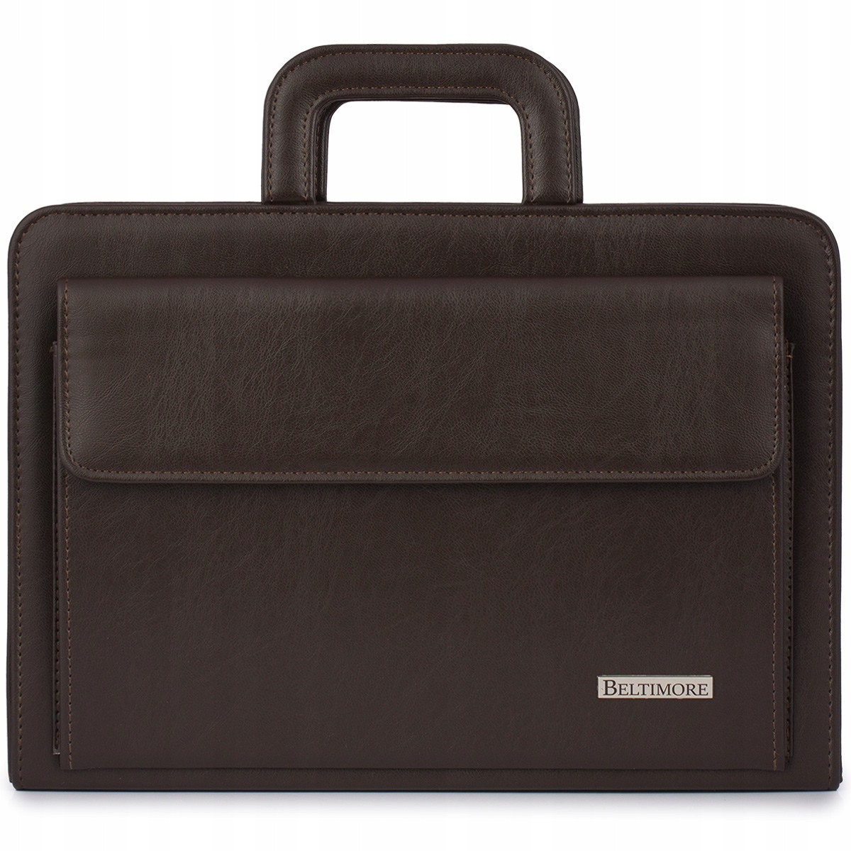 Biwuar neseser aktovka organizér pro obchodníka stylová hnědá