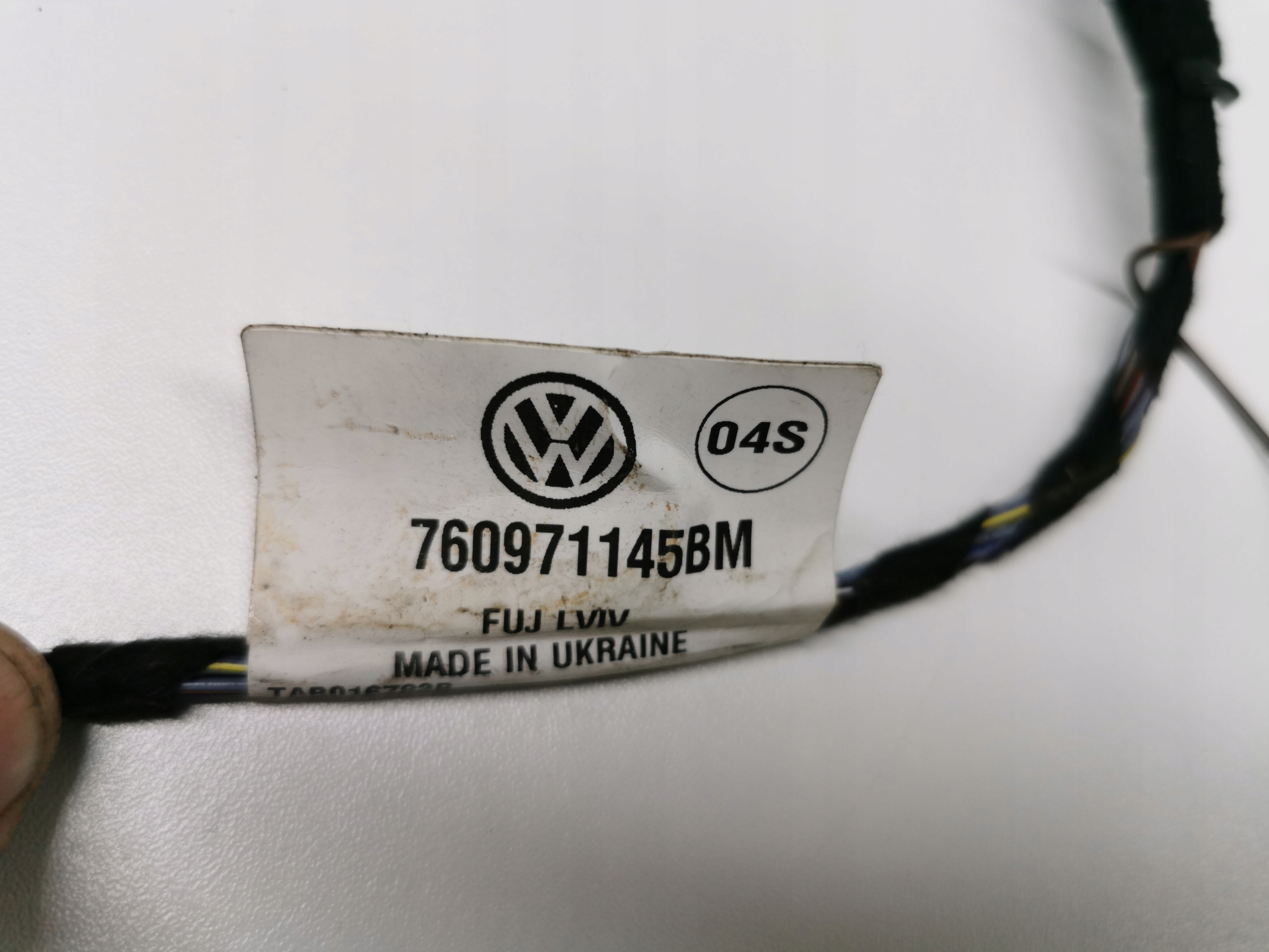 bundle electrical bonnet boot VW TOUAREG III 760 760971145BM