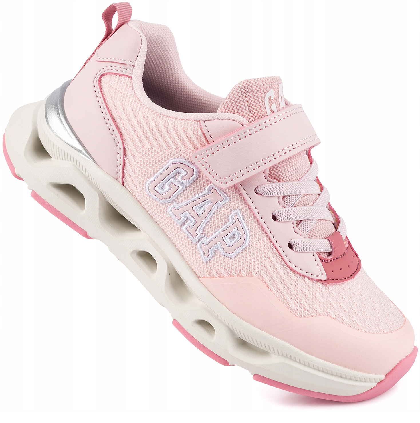 Gap Dziecięce Buty Sneakersy Sportowe Różowe Na Rzep r. 28