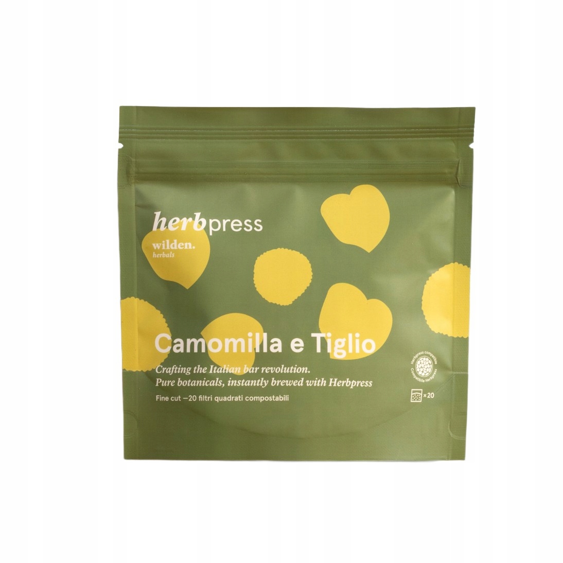 Bylinná směs Camomilla E Tiglio herbpress Wilden Herbals 20 ks