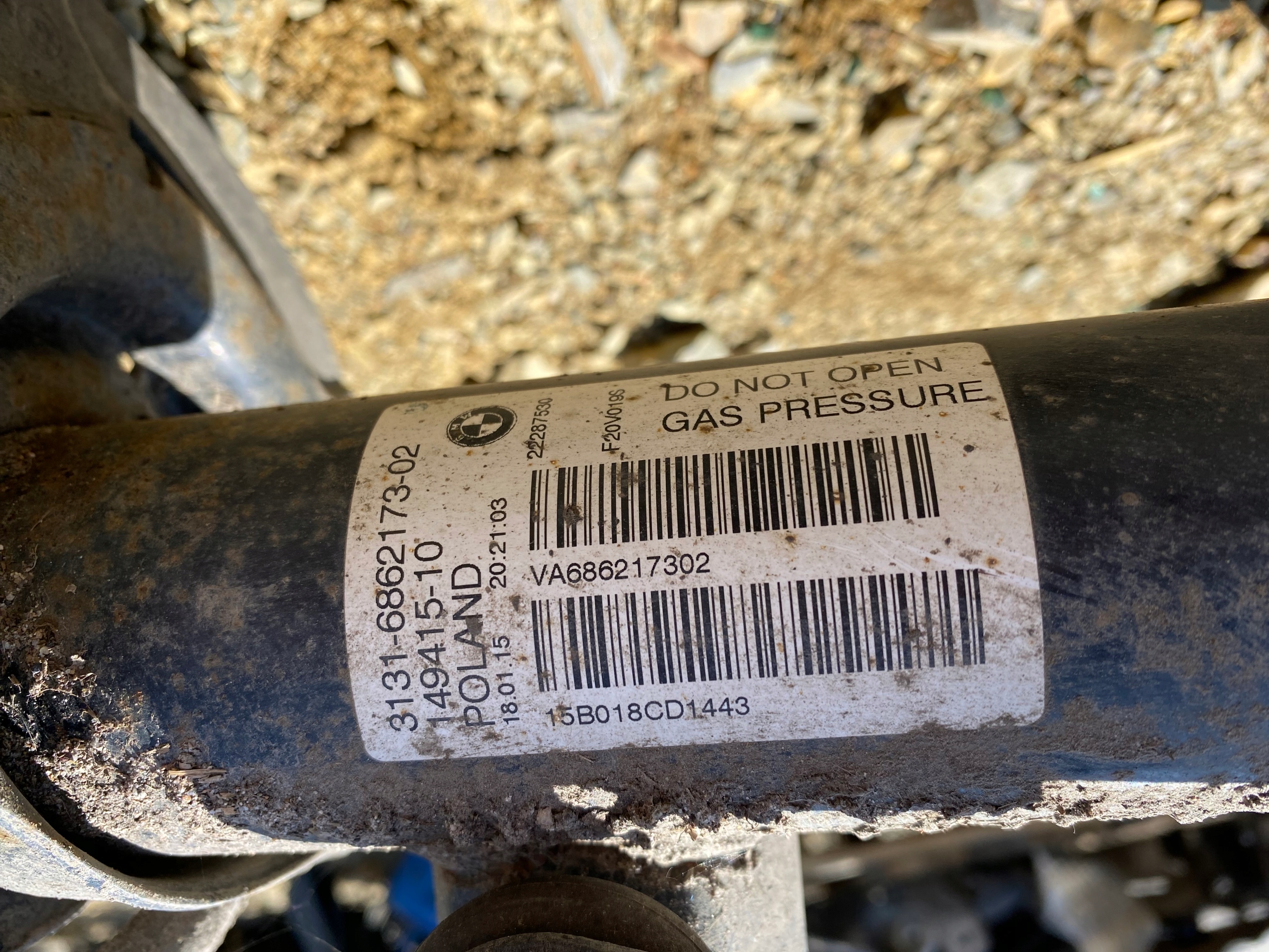 BMW 1 F20 McPherson right swing 6862173