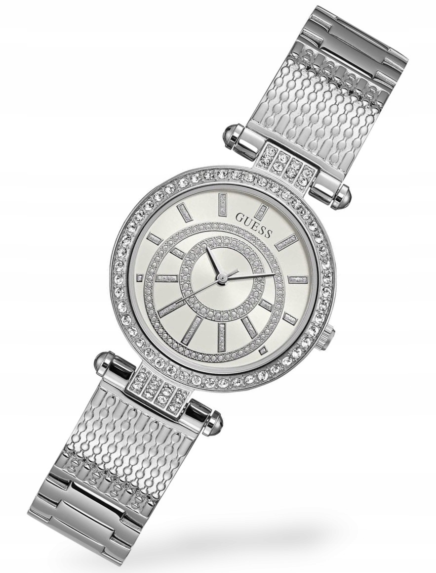 Klasické dámské hodinky na náramku Guess W1008L1 Gravírování Bonus