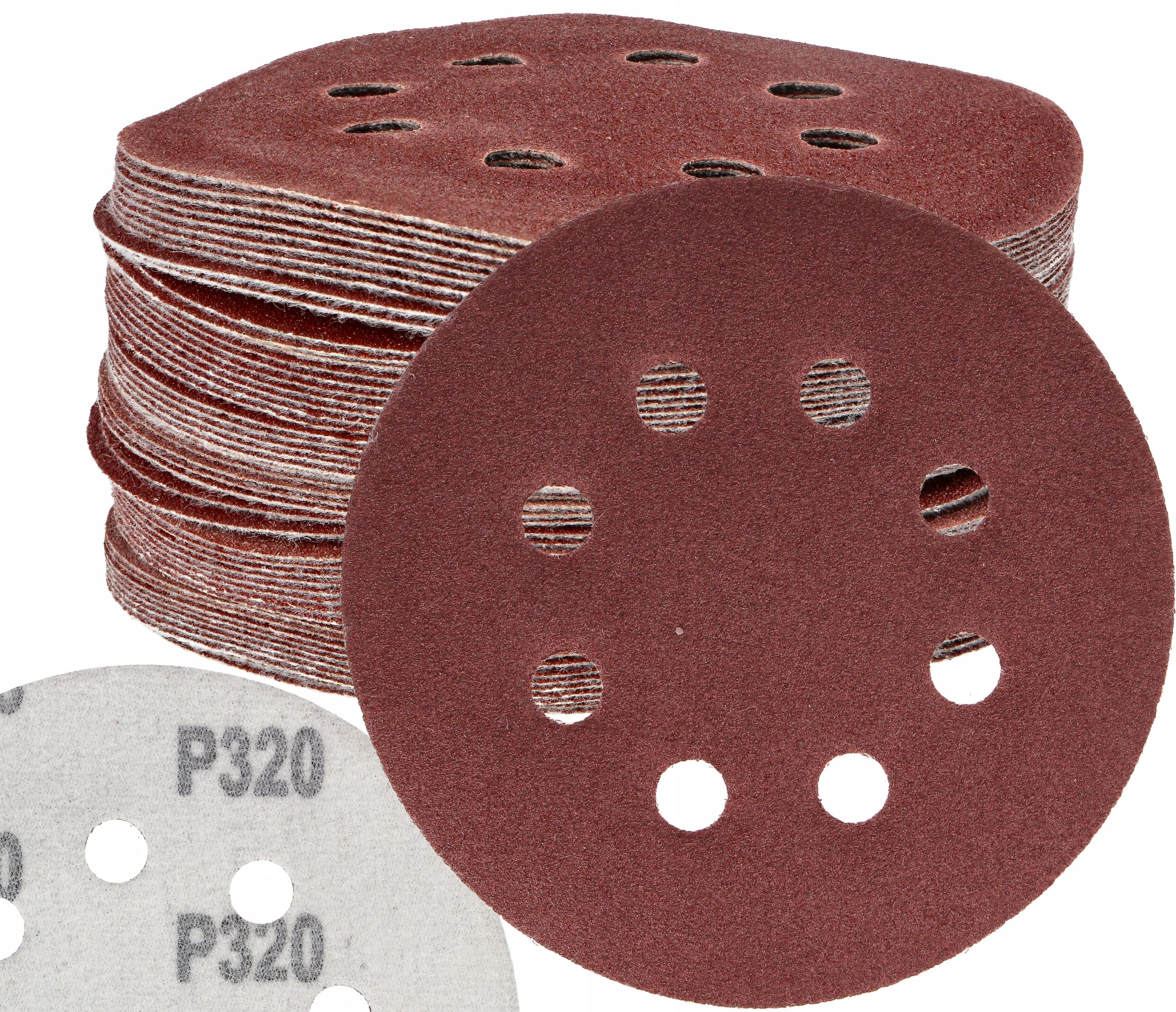 Papier Ścierny Na Rzep 125 Szlifierki Oscylacyjnej Krążki Ścierne P320 X50