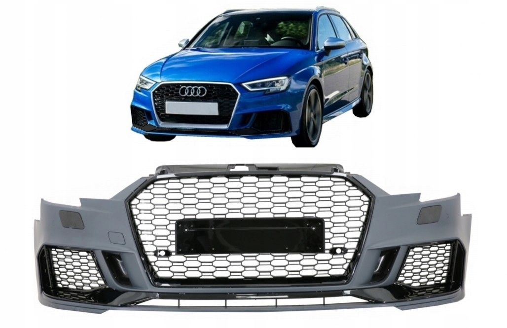 Zderzak do Audi A3 8V Facelift 16 18 Grille RS3