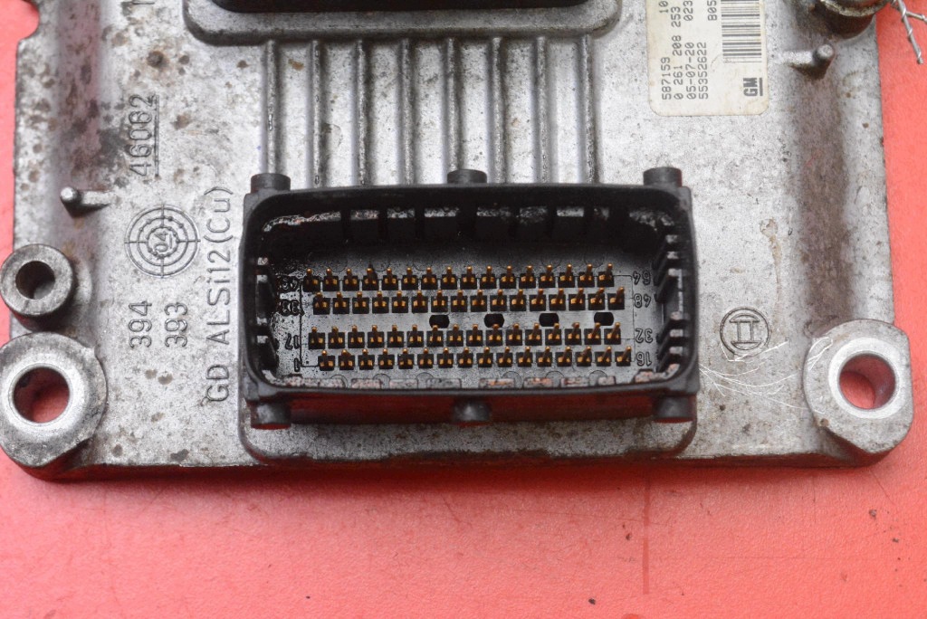 control unit computer of the engine 55352622 OPEL CORSA C 1.2 16V 80KM 03-06
