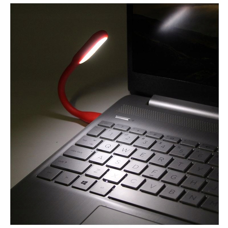 Lampka LED USB do Laptopa Energooszczędna czerwo Stan opakowania oryginalne