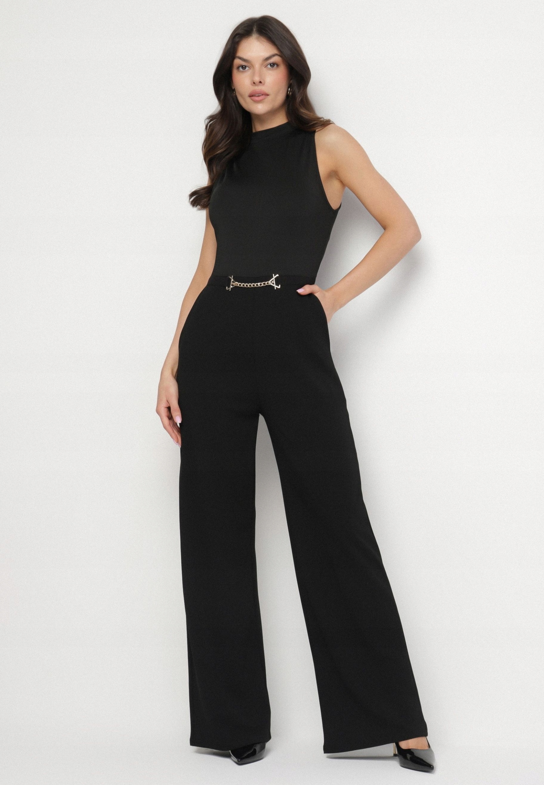 Kombinéza Elegantní Černá Vypasovaná Elegantní Moderní Born2be S