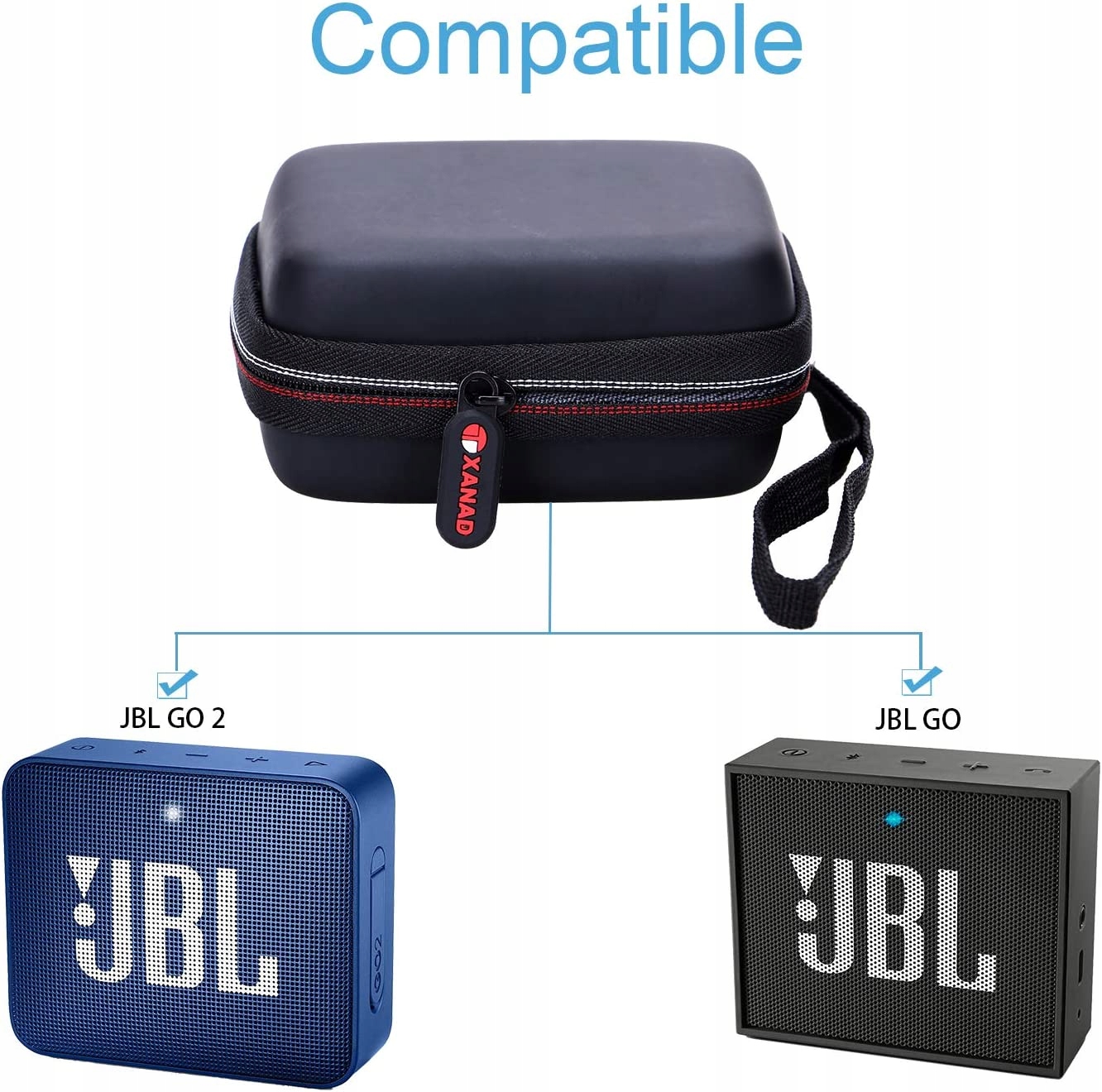 ETUI PRZENOŚNE NA GŁOŚNIK BLUETOOTH JBL GO CZARNE Marka Inna