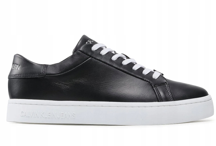 Calvin Klein Jeans Dámské Kožené Sportovní Boty Černé 36 3P5G10* Tna