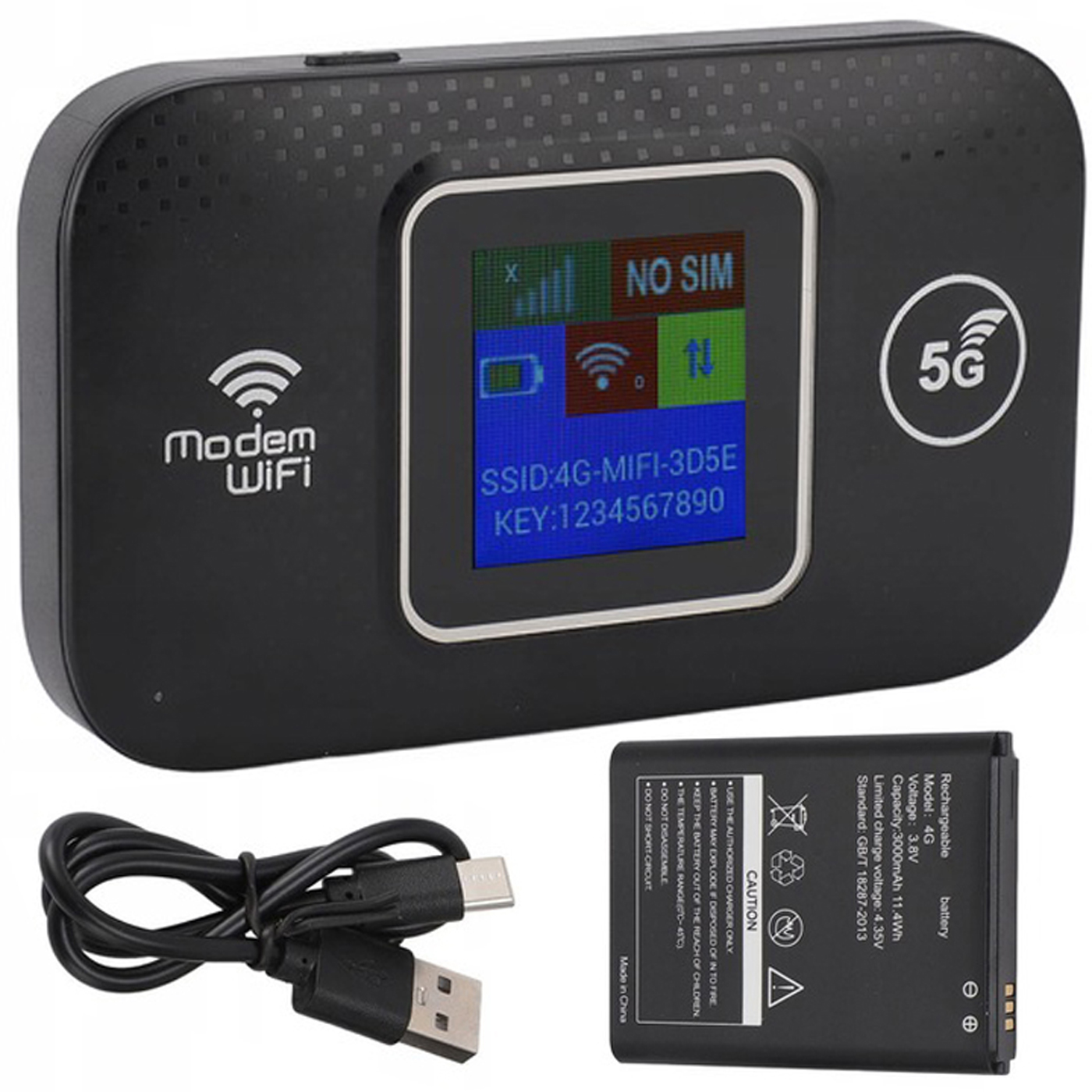 Przenośny Router Mobilny, Sieć 4G, Obsługuje Karty Telefonii Komórkowej 5G